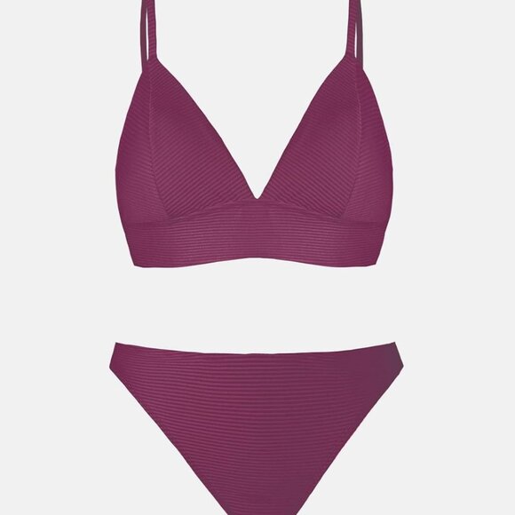 Burgundy cupshe swimsuit - Picture 5 of 8